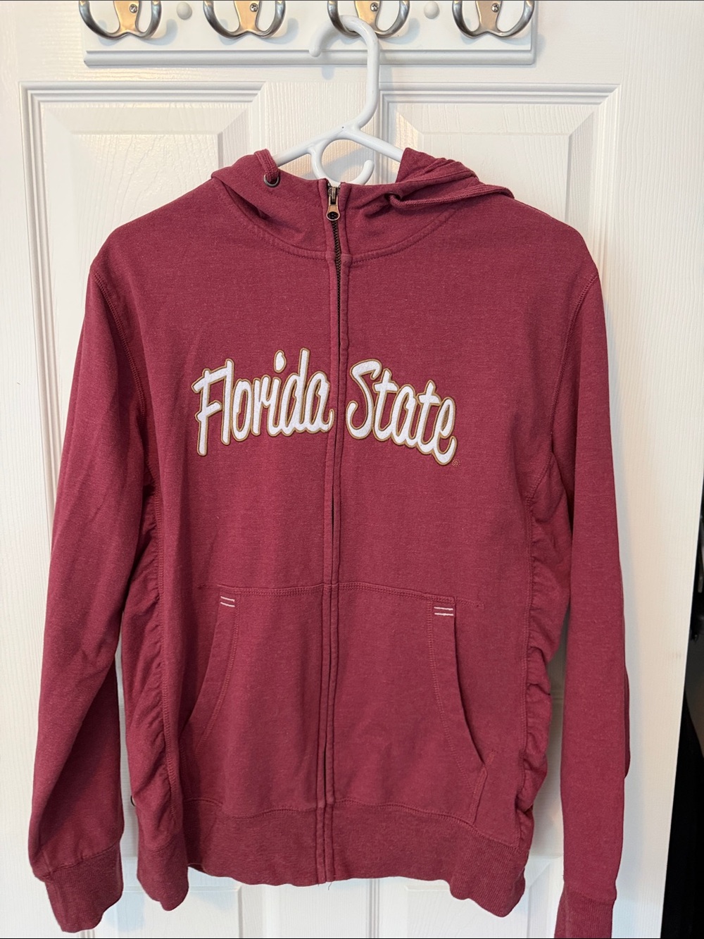 Florida State Women's Maroon Zip-Up Hoodie